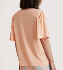 Calida T-shirt Favourites Balance Peach Parfait – Haut à Manches Volantées en Coton et Modal 13 Calida T-shirt Favourites Balance Peach Parfait – Haut à Manches Volantées en Coton et Modal -Lingerie Sipp tee shirt d u mc ample 082 peach parfait 4