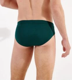 Hom Slip HO1 Tencel Soft Vert Foncé – Mini Slip en Lyocell avec Ouverture Horizontale 11 Hom Slip HO1 Tencel Soft Vert Foncé – Mini Slip en Lyocell avec Ouverture Horizontale -Lingerie Sipp tencel soft slip mini ho1 00dg dark green 2