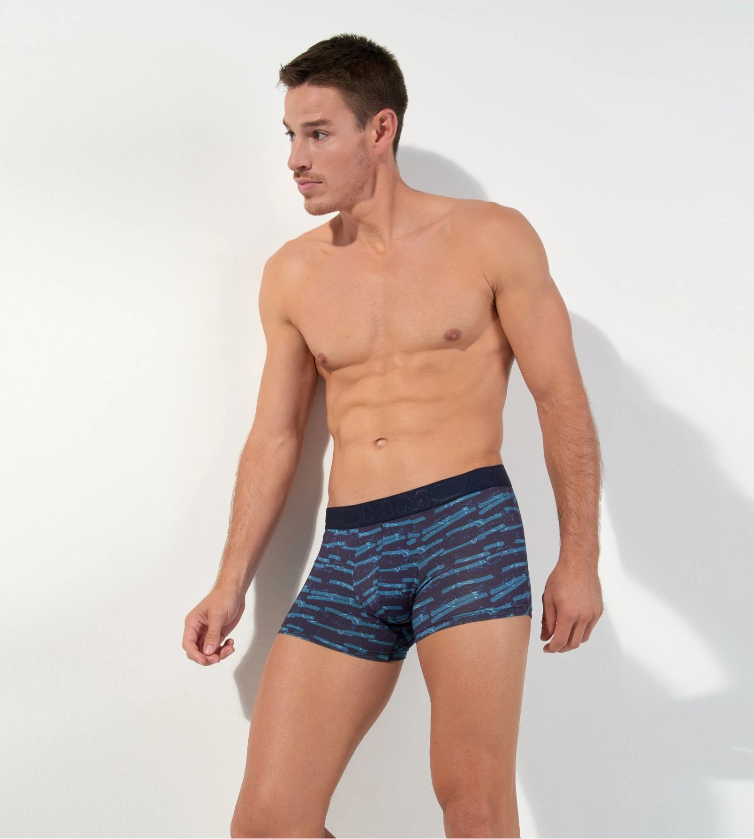 Hom Boxer Tenerife Navy Stripes – Boxer Homme Coton Modal Rayé Marine 7 Hom Boxer Tenerife Navy Stripes – Boxer Homme Coton Modal Rayé Marine – Image 5