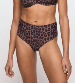 Culotte Haute Imprimé Léopard Tom Fauve