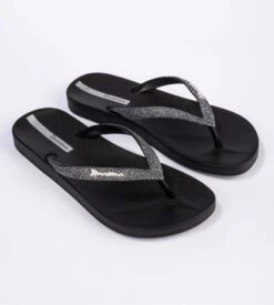 Ipanema Tongs Pour Femme Anatomica Lolita Noir