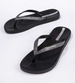 Ipanema Anatomica Lolita Noir - Tongs Femme avec Brides à Paillettes et Logo Argenté 9 Ipanema Anatomica Lolita Noir - Tongs Femme avec Brides à Paillettes et Logo Argenté -Lingerie Sipp tong anat lolitaa noir noir 3