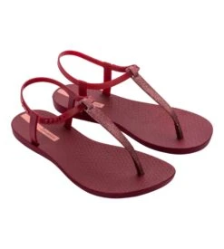 Ipanema Tongs Sandales Femme Bordeaux/bronze Classy