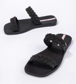 Ipanema Sandales Pour Femme Fever Slide Noir 8 Ipanema Sandales Pour Femme Fever Slide Noir -Lingerie Sipp tong fever slid noir noir 2