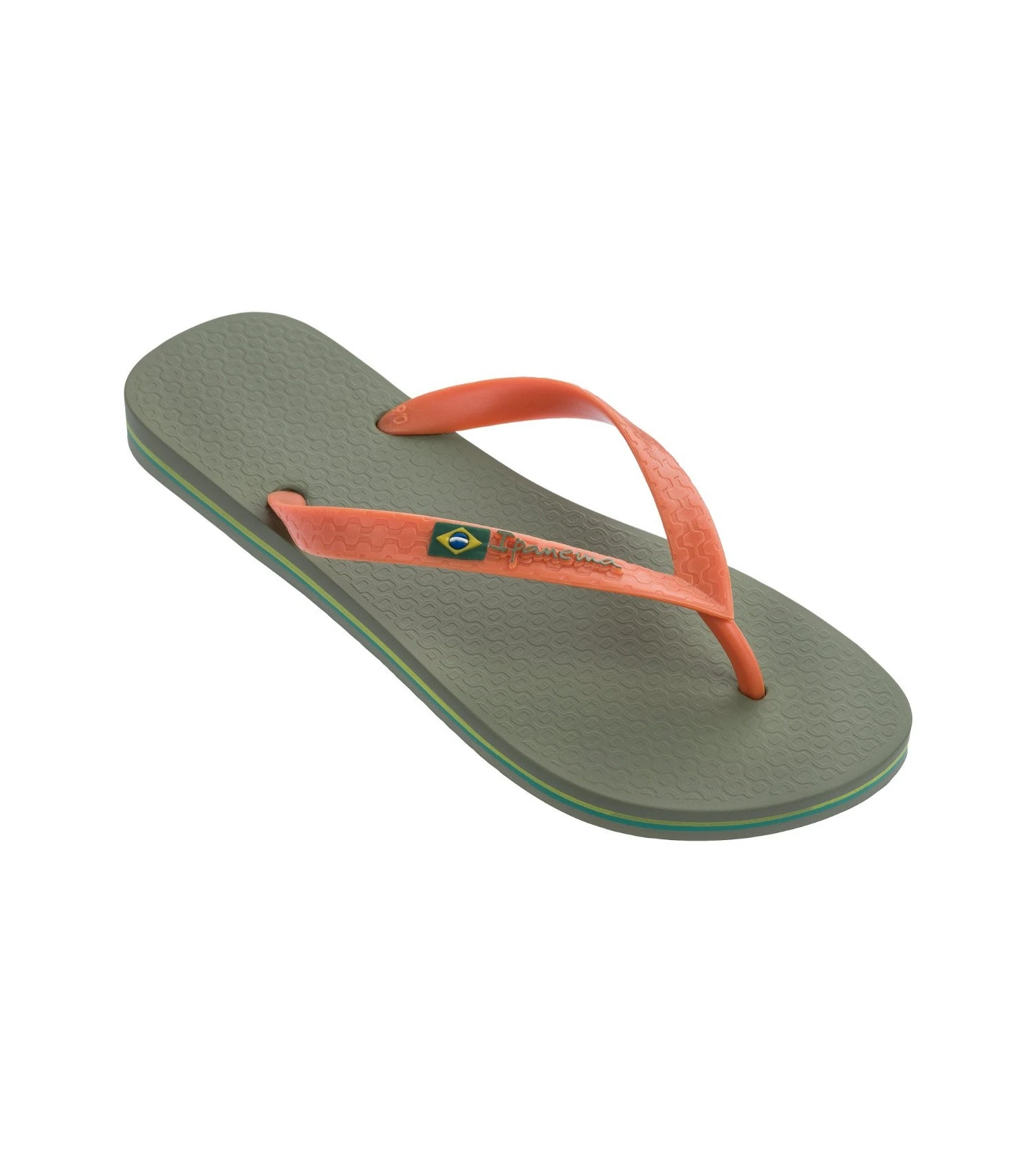 Ipanema Classica Brasil Green & Orange – Men’s Sporty Flip-Flops 3 Ipanema Classica Brasil Green & Orange – Men’s Sporty Flip-Flops