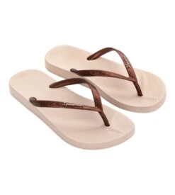Tongs Ipanema Chic Beige Anatomica Tan pour Femme – Sandales Ergonomiques et Éco-responsables