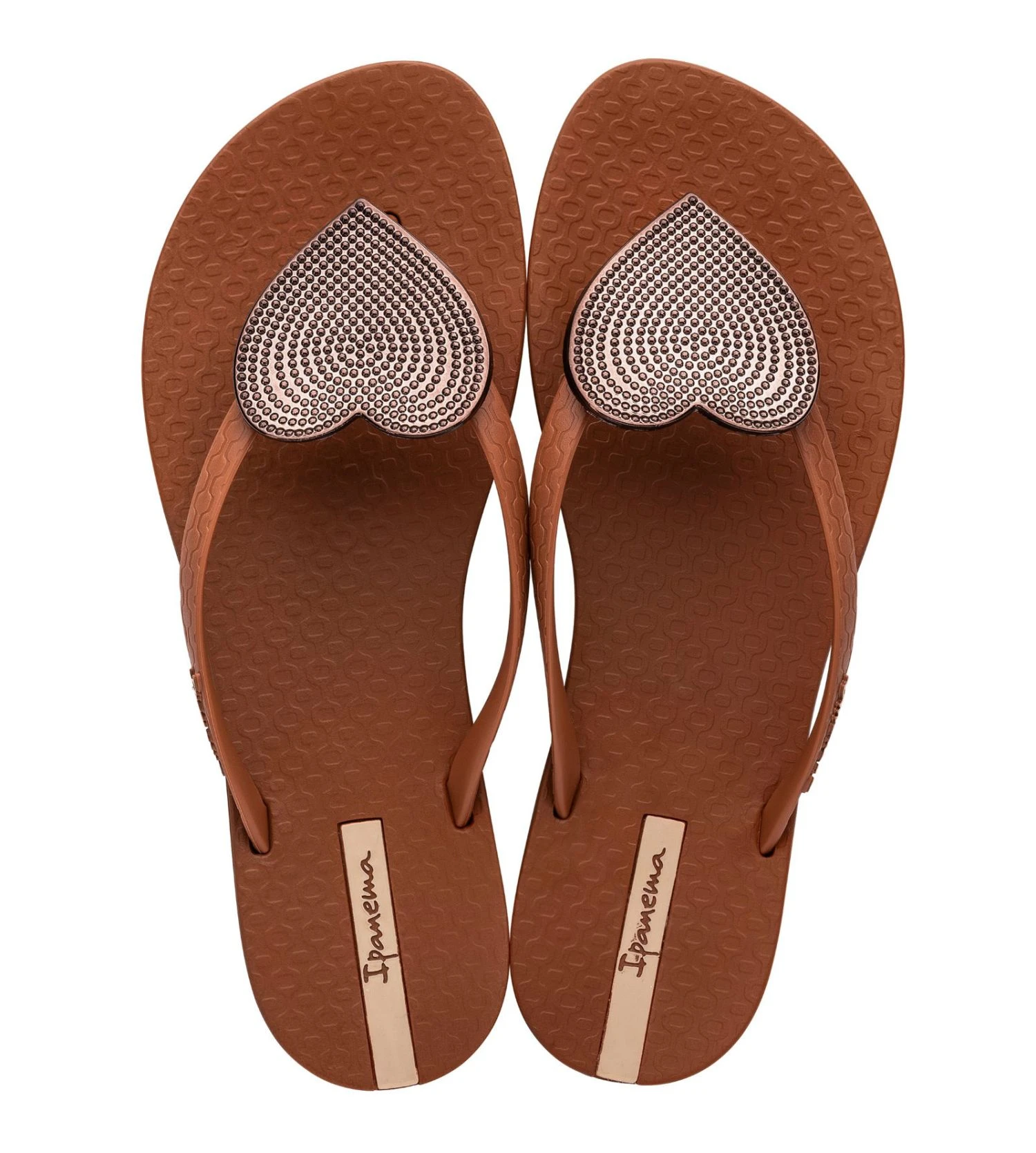 Ipanema Maxi Fashion II Brown – Tongs Femme avec Détail Cœur et Signature Dorée 4 Ipanema Maxi Fashion II Brown – Tongs Femme avec Détail Cœur et Signature Dorée – Image 2