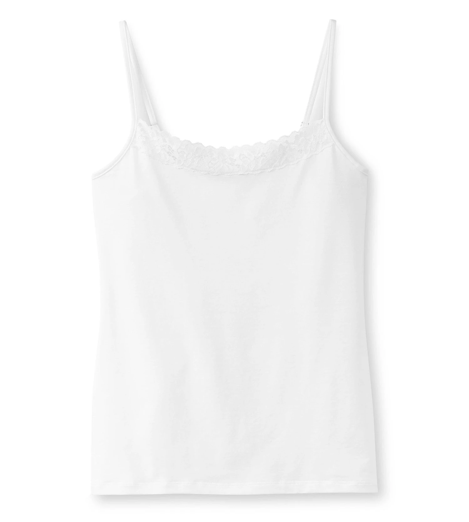 Calida Natural Comfort Blanc - Top à Bretelles Fines en Coton Premium 4 Calida Natural Comfort Blanc - Top à Bretelles Fines en Coton Premium – Image 2