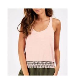 Banana Moon Top Dentelle Crochet Yoro Tisha JGV13 Corail