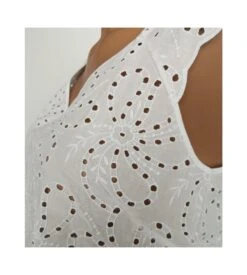 Top En Coton Broderie De Saint-Gall Blanc 9 Top En Coton Broderie De Saint-Gall Blanc -Lingerie Sipp top en coton broderie de saint gall 010 blanc 3