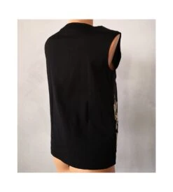 Oscalito Top Noir en Coton et Broderie Macramé – Débardeur Chic sans Manches -Lingerie Sipp top en coton et broderie macrame 020 noir 5