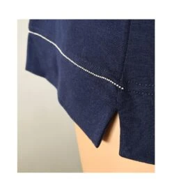 Top En Fil D'Ecosse Et Chaine Métal BLEU 12 Top En Fil D'Ecosse Et Chaine Métal BLEU -Lingerie Sipp top en fil d ecosse et chaine metal 456 bleu 4