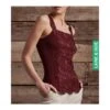 Top Laine & Soie Dentelle Chantilly Bordeaux -Lingerie Sipp top laine soie dentelle chantilly 643 bordeaux