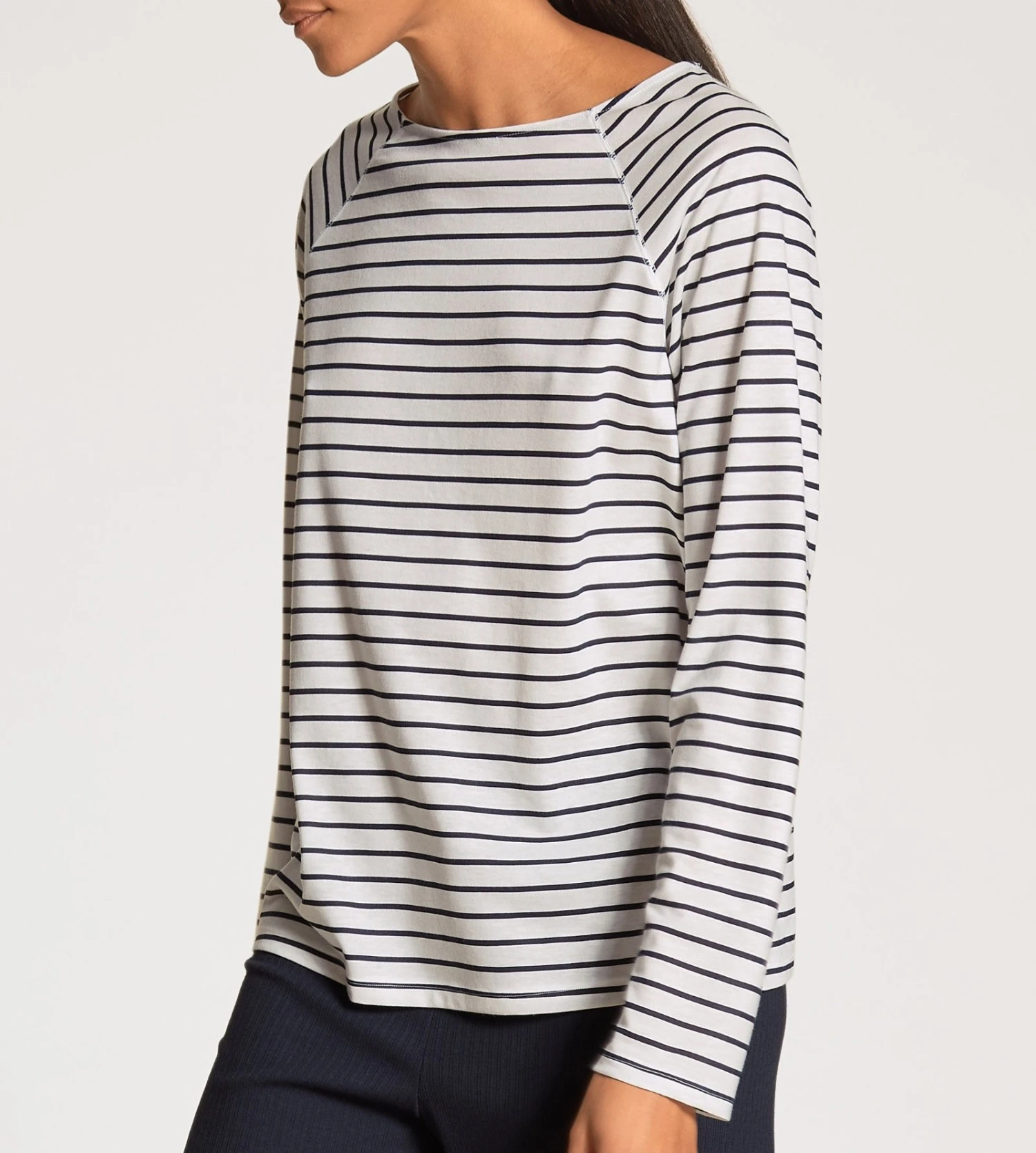 Calida Top Manches Longues Pour Femme 910 Star White 3 Calida Top Manches Longues Pour Femme 910 Star White