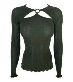 Pull Laine & Soie Décolleté Anneau Bosco