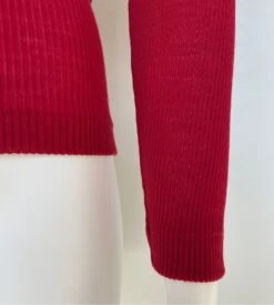 Pull Col Montant Laine & Soie Rouge 7 Pull Col Montant Laine & Soie Rouge -Lingerie Sipp top ml col cheminee 550 rouge 2
