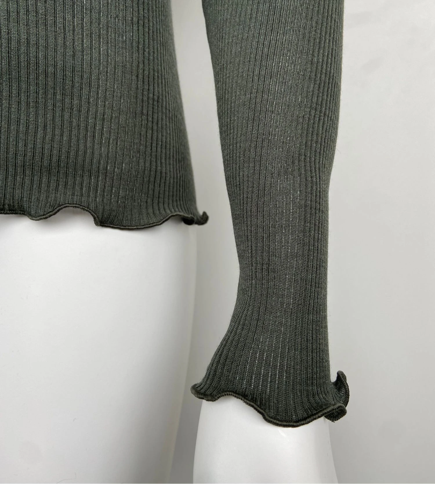 Top Manches Longues Laine & Soie Décolleté Macramé Bosco 5 Top Manches Longues Laine & Soie Décolleté Macramé Bosco – Image 3