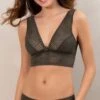 Brassière Tressage Graphic Eclat Aventure -Lingerie Sipp tressage graphic brassiere seduction 4116 ea eclat aventure vert