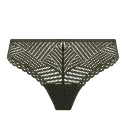 Tanga Tressage Graphic Eclat Aventure -Lingerie Sipp tressage graphic tanga string 4116 ea eclat aventure vert 1