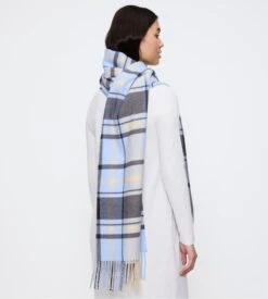 Triumph Écharpe à Carreaux Bleu/crème
