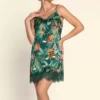 Lise Charmel Tropique en Fleurs Vert Tropical – Imprimé Floral et Dentelle Nuisette en Soie 2 Lise Charmel Tropique en Fleurs Vert Tropical – Imprimé Floral et Dentelle Nuisette en Soie -Lingerie Sipp tropique en fleurs nuisette charme nature tropic