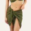 Paréo Court Kaki Venezia 2 Paréo Court Kaki Venezia -Lingerie Sipp venezia pareo court 25 kaki