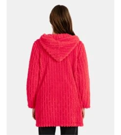 Massana Veste Pilou à Capuche Rouge – Robe de Chambre Courte Polaire Boutonnée 9 Massana Veste Pilou à Capuche Rouge – Robe de Chambre Courte Polaire Boutonnée -Lingerie Sipp veste bout capuche uni 299 rouge 3