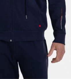 Veste De Jogging à Capuche Homme Bleu -Lingerie Sipp veste capuche h zipee jogging bleu 3