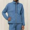 Triumph Veste D'intérieur Zippée THERMAL Blue Combination -Lingerie Sipp veste d interieur zippee 0032 blue combination