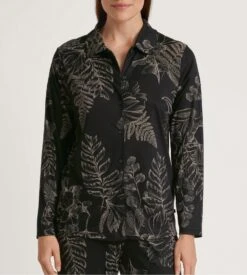 Calida Chemise Manches Longues Favourites Seduction Noir -Lingerie Sipp veste d ml 992 black noir 2