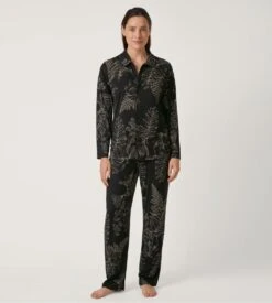 Calida Chemise Manches Longues Favourites Seduction Noir -Lingerie Sipp veste d ml 992 black noir 4