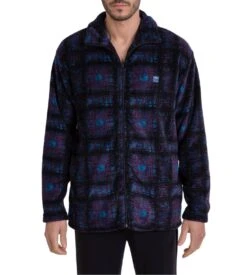 Veste D'intérieur Zippée Pour Homme Bleu -Lingerie Sipp veste h zipe pilou bleu 1