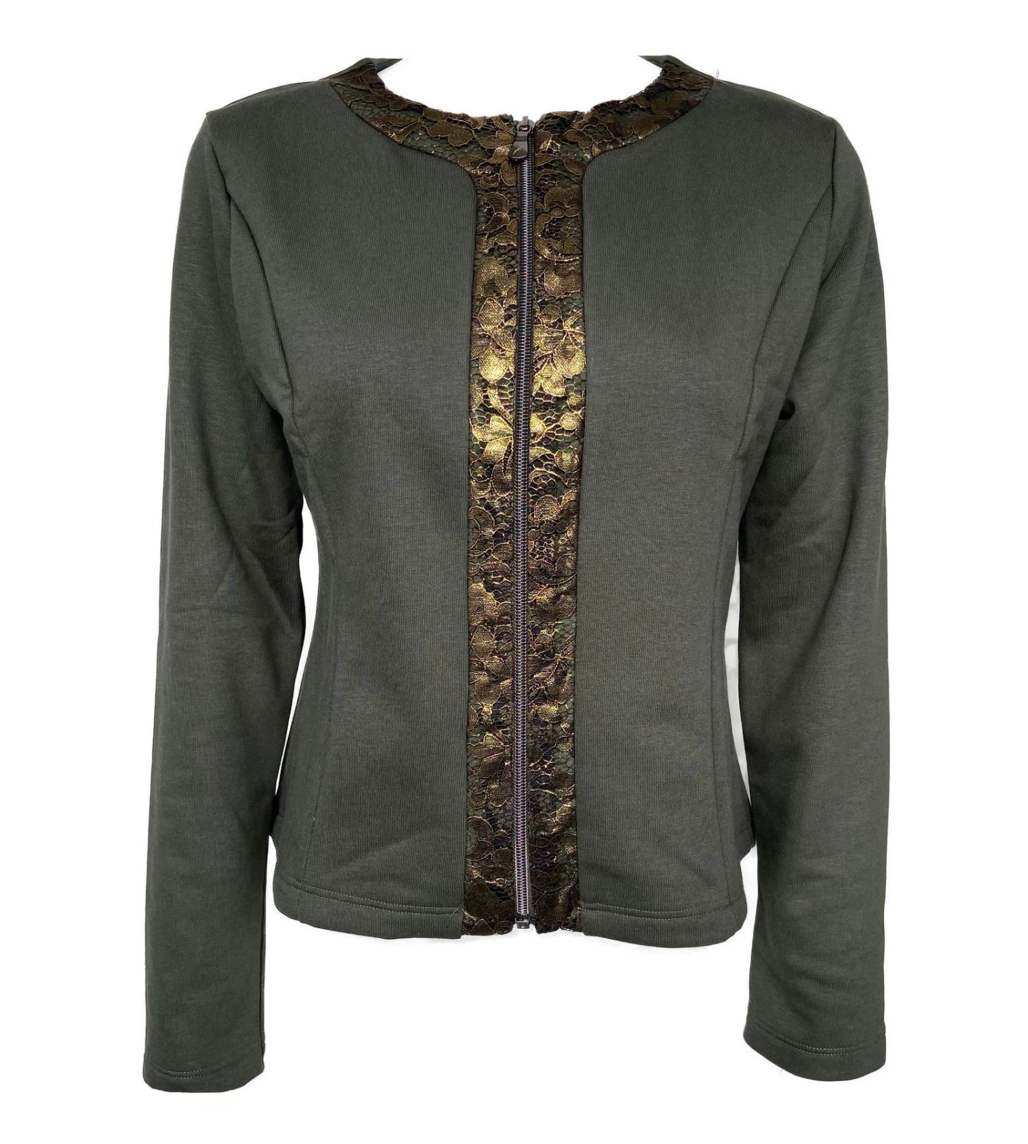 Veste Zippée Avec Dentelle Forest Night 4 Veste Zippée Avec Dentelle Forest Night – Image 2