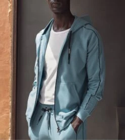 Calida Veste Zippée RMX Lounge Leisure Niagara Blue