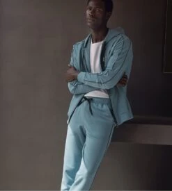 Calida Veste Zippée à Capuche Remix Lounge Leisure Niagara Blue – Homewear Premium en Coton Doux -Lingerie Sipp veste zipee jogging 375 niagara blue 5