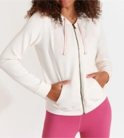 Banana Moon Veste Zippée à Capuche Resco Bayjoy Creme LOY61