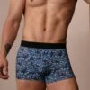 Hom Boxer Imprimé Vibe HO1 Bleu -Lingerie Sipp vibe ho1 boxer h bleu