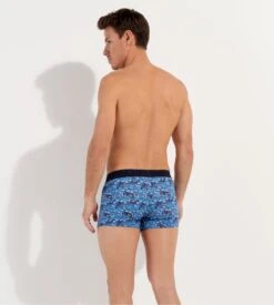 Hom Boxer Imprimé Vibe HO1 Bleu -Lingerie Sipp vibe ho1 boxer h bleu 3