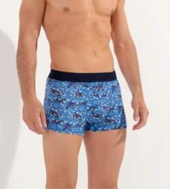 Hom Boxer Imprimé Vibe HO1 Bleu -Lingerie Sipp vibe ho1 boxer h bleu 6