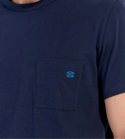 Pyjama Court HOM Vibe Bleu – Ensemble T-shirt Col V et Short Imprimé Cachemire -Lingerie Sipp vibe pyj h court u p0bi blue print bleu 4