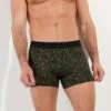 Boxer Homme HOM Vizzanova Imprimé Minimaliste Vert Kaki - Coton & Modal Premium 2 Boxer Homme HOM Vizzanova Imprimé Minimaliste Vert Kaki - Coton & Modal Premium -Lingerie Sipp vizzanova boxer kaki imprime plante carnivore