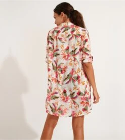 Chemise à Manches Longues Voil Barberia Ecru 13 Chemise à Manches Longues Voil Barberia Ecru -Lingerie Sipp voilbarberia chemise ml bout ecru ziu11 5