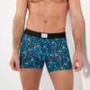 Boxer Homme Hom Édition Limitée Voyages x Le D. – Motifs Festifs Bleus en Modal et Coton -Lingerie Sipp voyages boxer briefs p0bi blue print