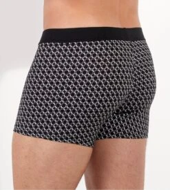 Hom Boxer HO1 Waldorf Gris – Imprimé Géométrique en Coton Modal à Ouverture Horizontale -Lingerie Sipp waldorf comfort boxer ho1gris a motifs 3