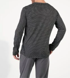Pyjama à Manches Longues Pour Homme Imprimé Gris Waldorf -Lingerie Sipp waldorf pyj u long i0zu grey print 5