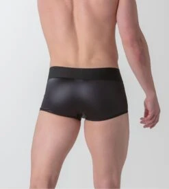 Boxer Effet Cuir Night Universe Noir -Lingerie Sipp woh night universe boxer noir 2