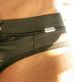 Slip Mini à Lacets Night Universe Noir -Lingerie Sipp woh night universe mini noir 6