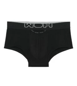 WOH Boxer Sexy Fun Noir – Coton Doux avec Ouverture Horizontale HO1 -Lingerie Sipp woh sexy fun boxer hipster noir 1
