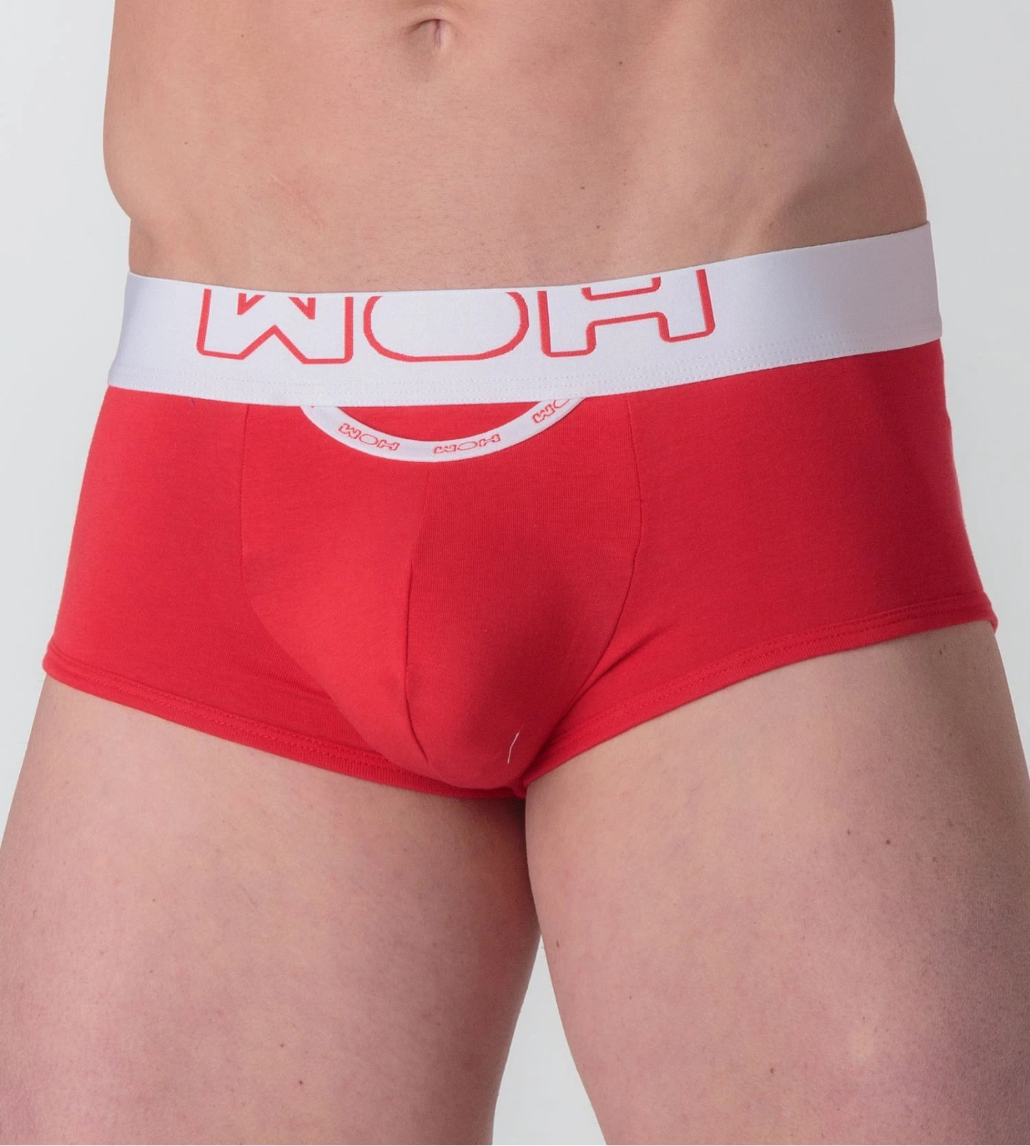 Boxer Homme WOH Rouge Sexy Fun – Sous-vêtement Coton avec Ouverture Horizontale HO1 5 Boxer Homme WOH Rouge Sexy Fun – Sous-vêtement Coton avec Ouverture Horizontale HO1 – Image 3