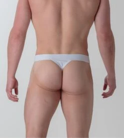 WOH Sexy Fun Blanc – G-String Homme en Coton avec Ouverture Horizontale HO1 10 WOH Sexy Fun Blanc – G-String Homme en Coton avec Ouverture Horizontale HO1 -Lingerie Sipp woh sexy fun g string blanc 2